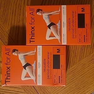 2 pairs of brand new Thinx Period Underwear